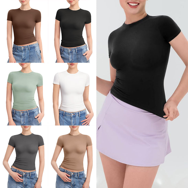 Women's short-sleeved slim-fit T-shirt