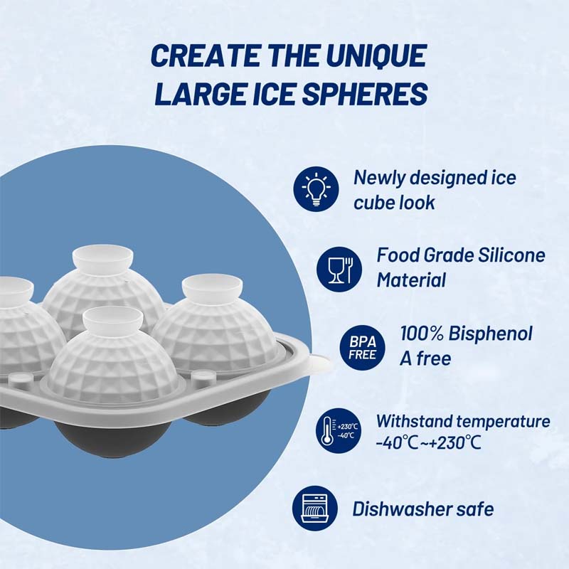 Silicone Whiskey Ice Cubes Mold