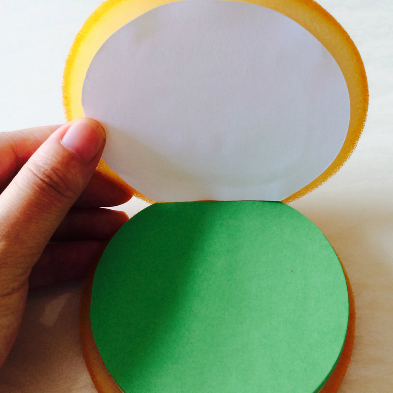 Burger Sandwich Note Paper
