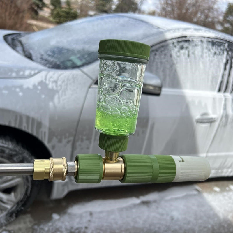 Sakerplus Quick-Connect High-Pressure Foam Cannon for Effortless Car Washing
