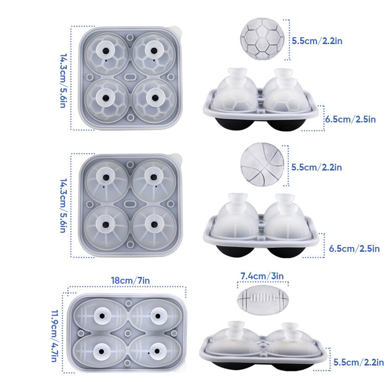 Silicone Whiskey Ice Cubes Mold