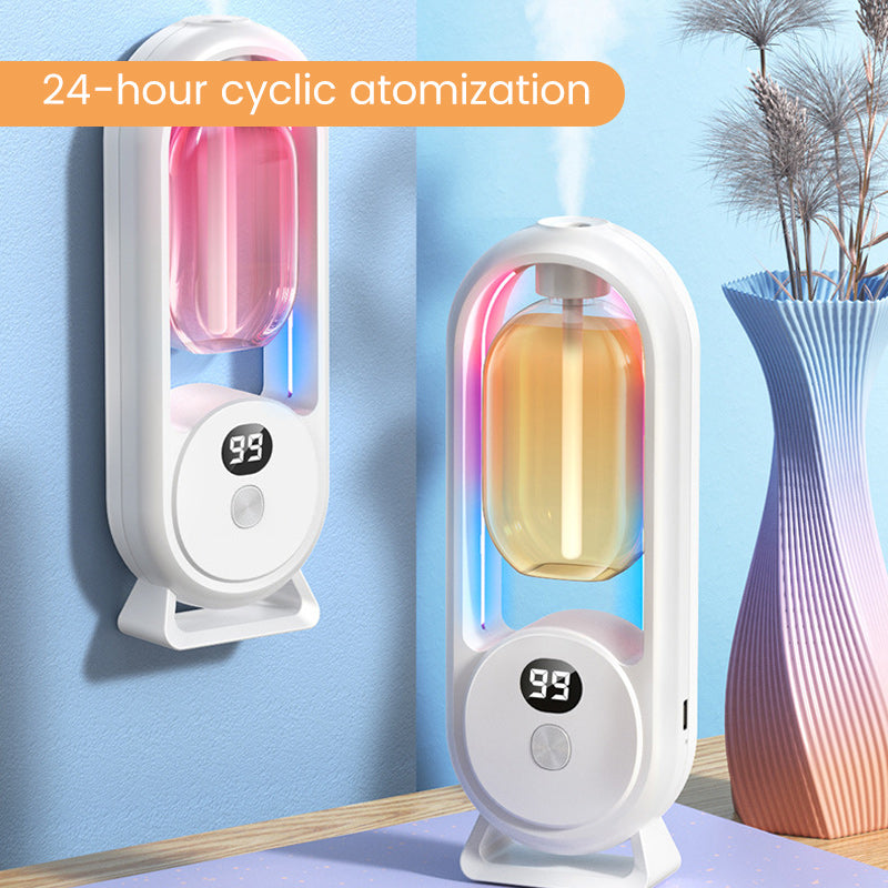 Household automatic fragrance dispenser