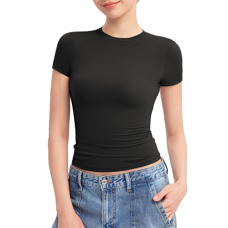 Women's short-sleeved slim-fit T-shirt