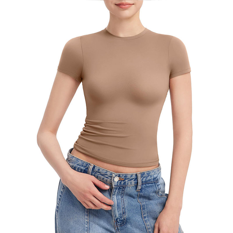 Women's short-sleeved slim-fit T-shirt
