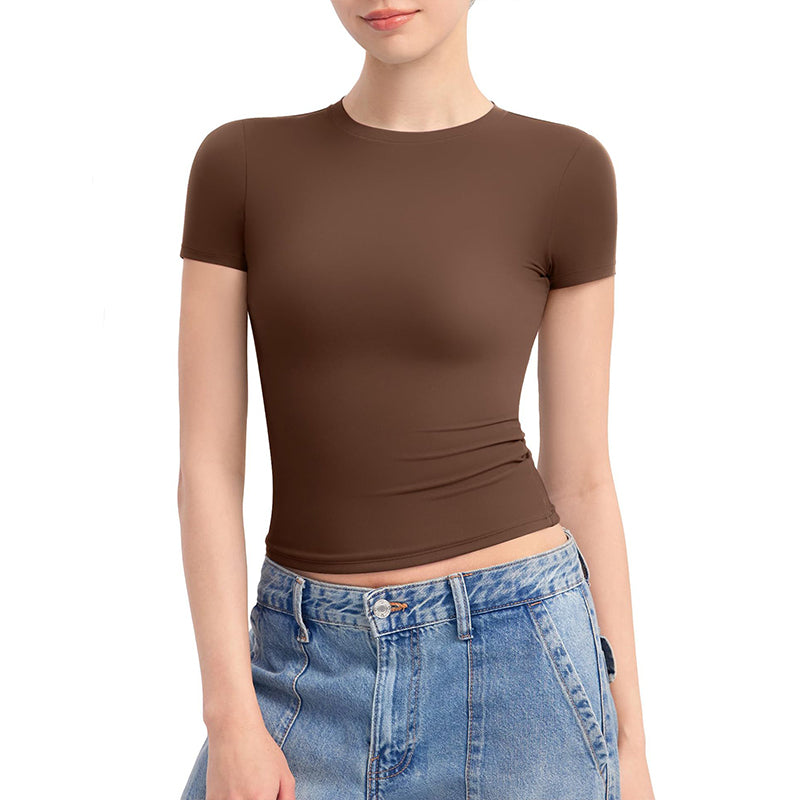 Women's short-sleeved slim-fit T-shirt
