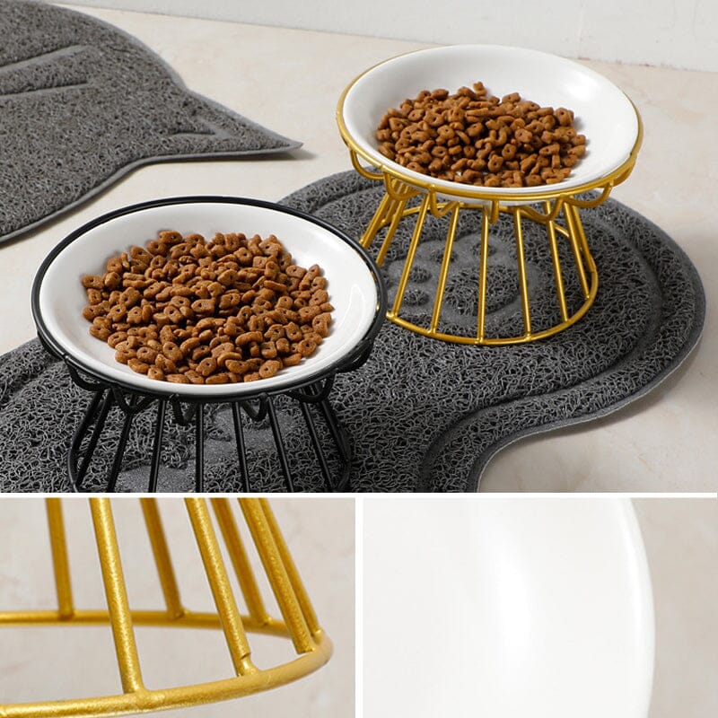 Whisker-Friendly Anti-Vomit Cat Plate