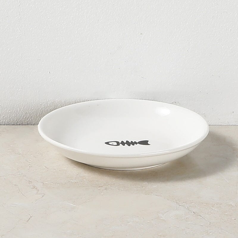 Whisker-Friendly Anti-Vomit Cat Plate