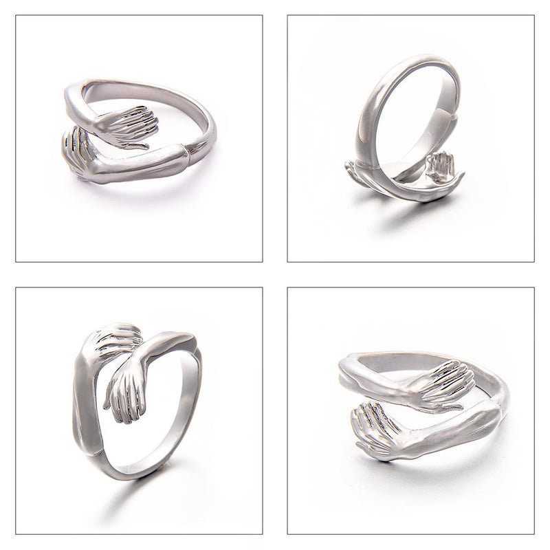 2021 New-Couple Hug Ring