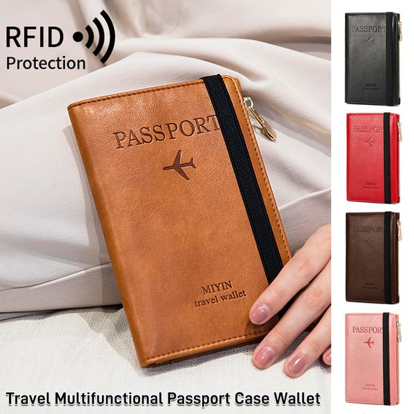 RFID Blocking Leather Card Wallet