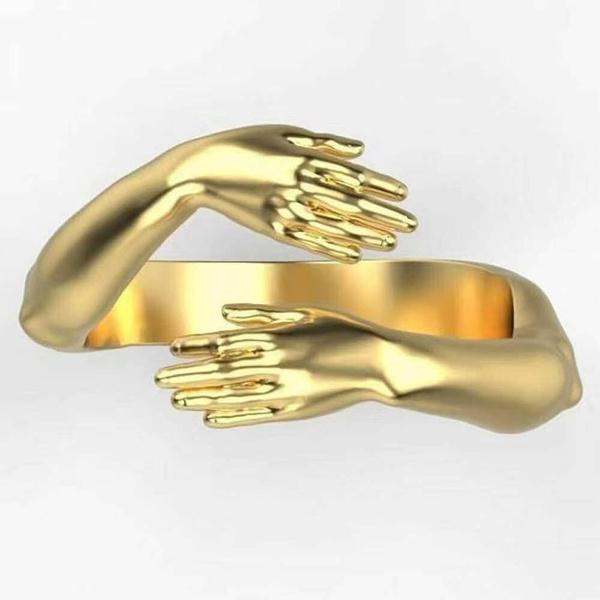2021 New-Couple Hug Ring