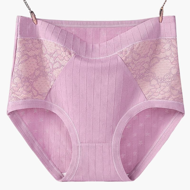 Large Size High Waist Cotton Antibacterial Anti-Side Leak Underwear