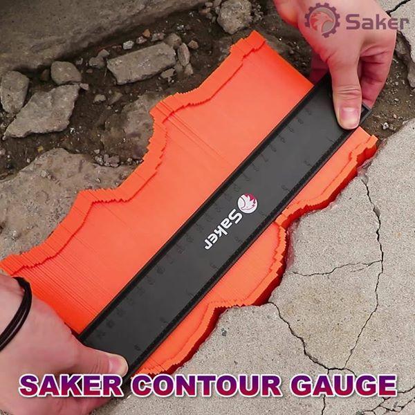 Saker Contour Gauge Profile Tool -Precisely Copy Irregular Shape Duplicator