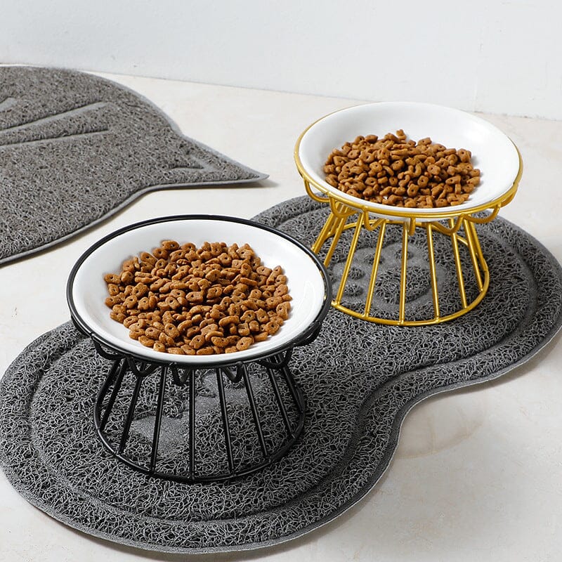 Whisker-Friendly Anti-Vomit Cat Plate