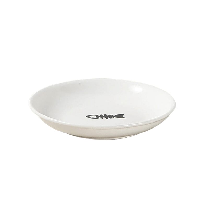 Whisker-Friendly Anti-Vomit Cat Plate