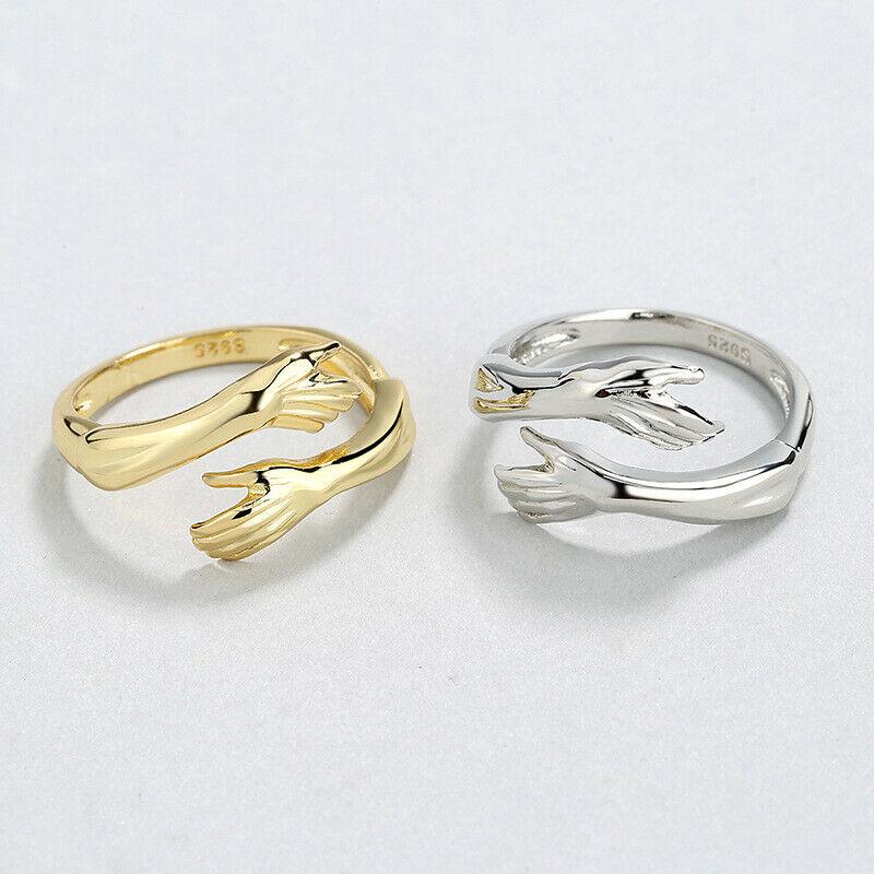 2021 New-Couple Hug Ring